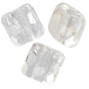 Perla cuadrada 8 mm - Fantasy Square Swarovski 5035 - Cristal x1