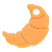 Medialuna de acetato 17x12,5 mm - Marrón claro x1