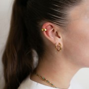 Brazalete para oreja - Bague d'oreille grande 12 mm - Acero inoxidable 304 Oro x1