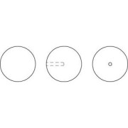 Perla Swarovski semi-perforada 5818 4 mm - Cristal Vintage Rose Pearl x1