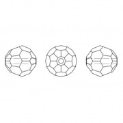 Swarovski 5000 perlas redondas de 4 mm - Azore claro x20