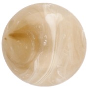 Cuentas acrílicas translúcidas redondas de 15,5 mm - Beige jaspeado x5