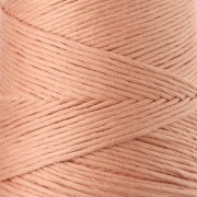 Bobina de cordón de algodón para macramé «Organic Cotton Détox XL» peinado - Salmón x 200 m