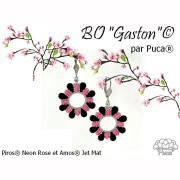 Cuentas de cristal Piros® de Puca® 2x5 mm - Amarillo neón x10 g