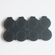 Organizador de cuentas con 8 compartimentos de 48 mm - Gris oscuro x1