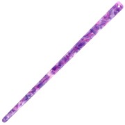 Horquilla con agujero - Caparazón de tortuga - Violeta - Rosa - Beige nacarado x1