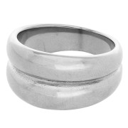 Anillo ancho de 11,5 mm - Talla 53 - Acero inoxidable 304 x1
