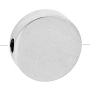 Cuenta plana redonda de 10 mm - Acero inoxidable 316L x1