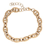 Pulsera de malla marina de 8,2 mm - Acero inoxidable 304 Dorado x 17 cm