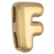 Tornillo de presión tipo «letra» de 7 x 5 mm para cordón de 1,6 mm - F - Acero inoxidable 304 Dorado x 1