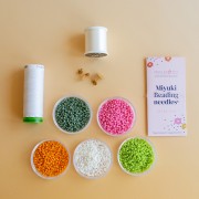 Mis joyas DIY - Kit de pendientes con flecos en técnica peyote (par)