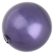 Perla nacarada PureCrystal semiperforada 5818, 10 mm - Crystal Iris Pearl x1