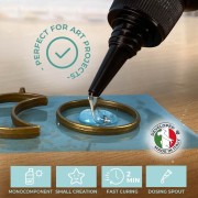 Resina UV Reschimica con filtro antiamarilleamiento - Transparente x 60 g