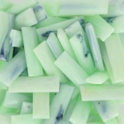 Cabuchón sintético baguette 24x8 mm imitación marfil Mint x1