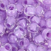 Crystal - Rocalla Toho 6/0 TO6R0943 - Crystal Lilac Lined x8g Rocalla Toho 6/0 TO6R0943 - Crystal Lilac Lined x8g