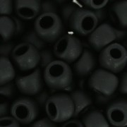 Jet - Rocalla Toho 6/0 TO6R0049F - Jet Frosted x8g Rocalla Toho 6/0 TO6R0049F - Jet Frosted x8g