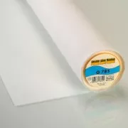 Fliselina tejida fina termoadhesiva y bi-stretch G785 Blancoo x10cm