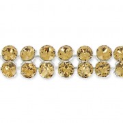PureCrystal Crystal Mesh 40001 2 filas 5.3 mm Light Colorado Topaz x5cm