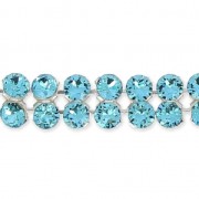 PureCrystal Crystal Mesh 40001 2 filas 5.3 mm Aquamarine x5cm
