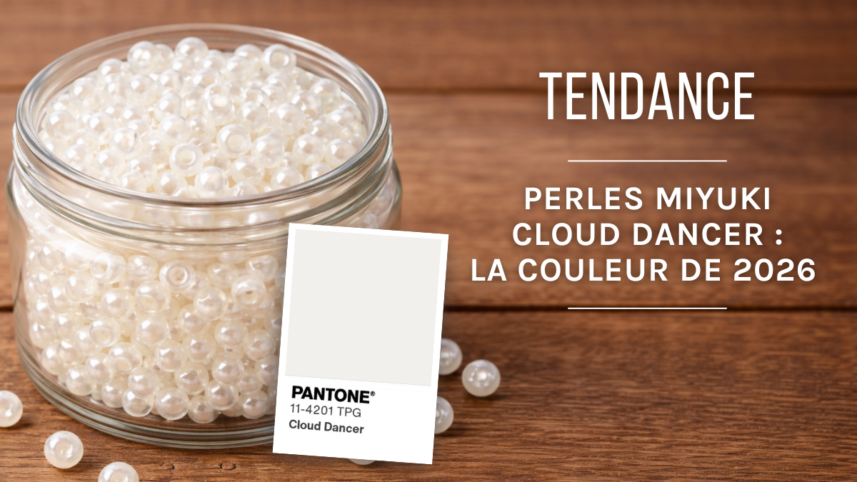 Perlas Miyuki Cloud Dancer: el color Pantone 2026 Perlas Miyuki Cloud Dancer: el color Pantone 2026