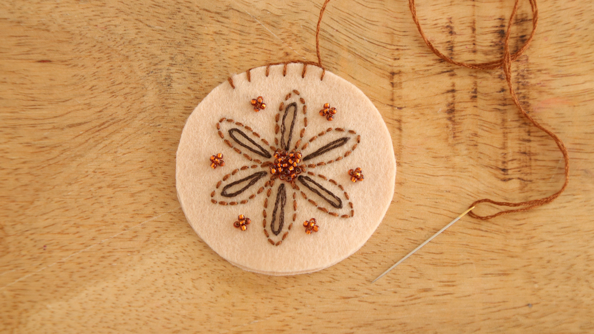 Patrón de fieltro para la decoración del árbol de Navidad Aromas de Navidad : Paso 11 Patrón de fieltro para la decoración del árbol de Navidad Aromas de Navidad : Paso 11