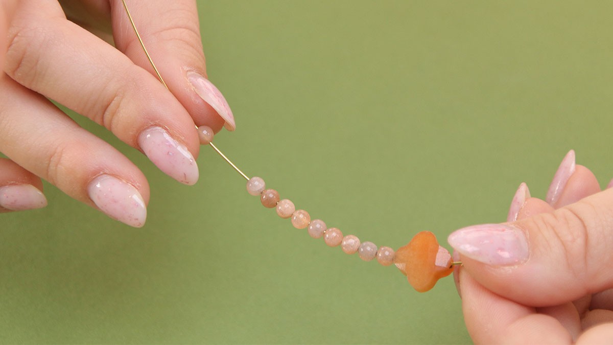 Pendientes colgantes de piedra natural : Paso 2 Pendientes colgantes de piedra natural : Paso 2