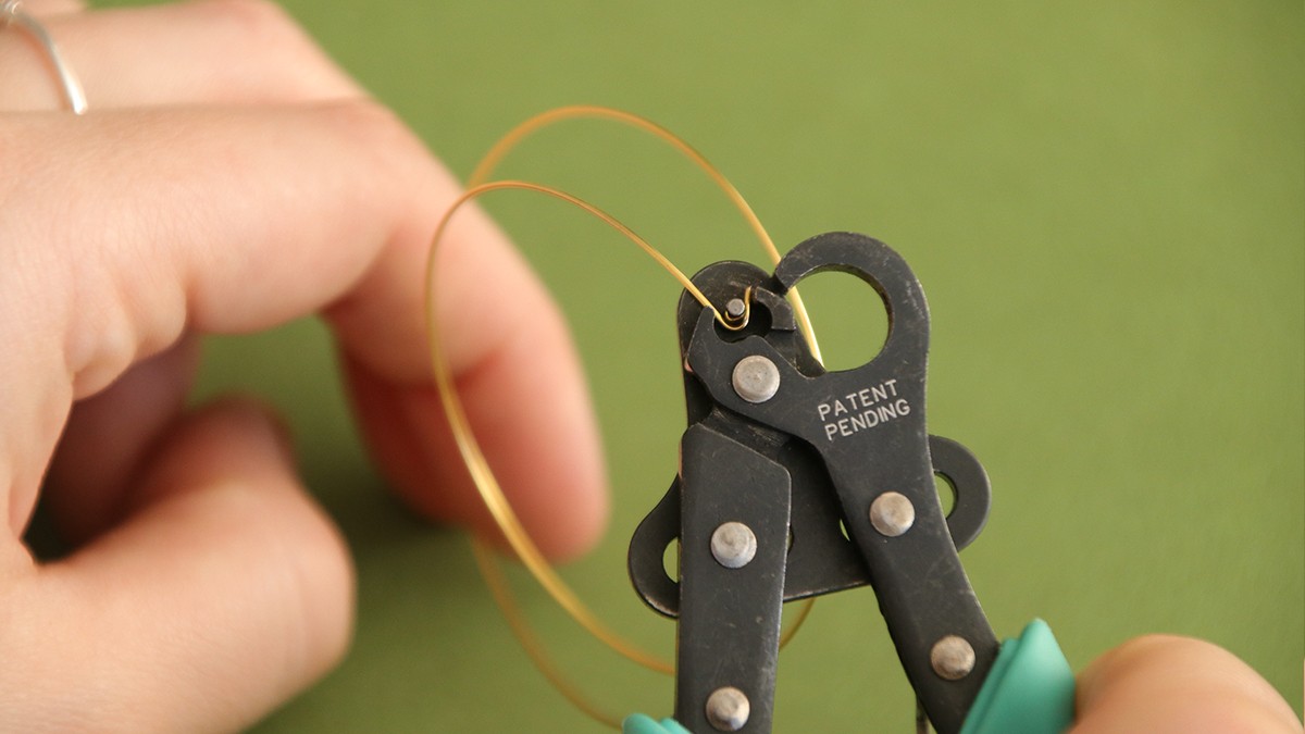 Pulsera multi vuelta, cuentas de piedra natural malva y rosa : Paso 4 Pulsera multi vuelta, cuentas de piedra natural malva y rosa : Paso 4