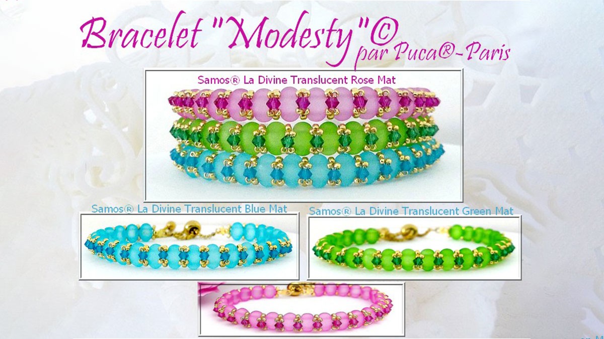 Pulsera de modestia con Samos® de Puca Pulsera de modestia con Samos® de Puca