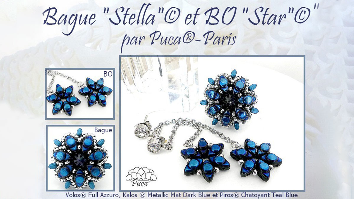 Anillo Stella y pendientes Star de Puca® - by Puca Anillo Stella y pendientes Star de Puca® - by Puca