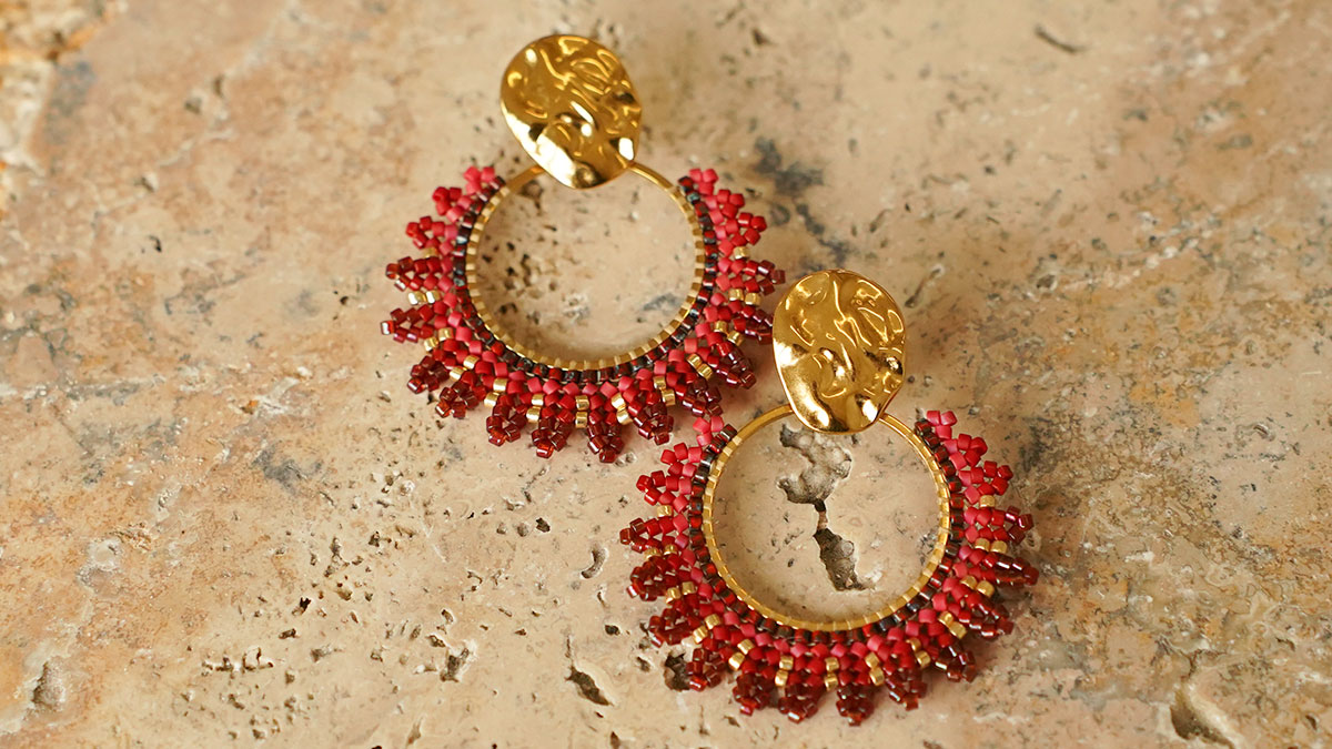 Pendientes Soleil en espiga Pendientes Soleil en espiga