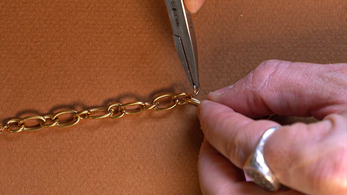 Bisutería para bolsos DIY abalorios de acero inoxidable y cuentas de resina : Paso 4 Bisutería para bolsos DIY abalorios de acero inoxidable y cuentas de resina : Paso 4