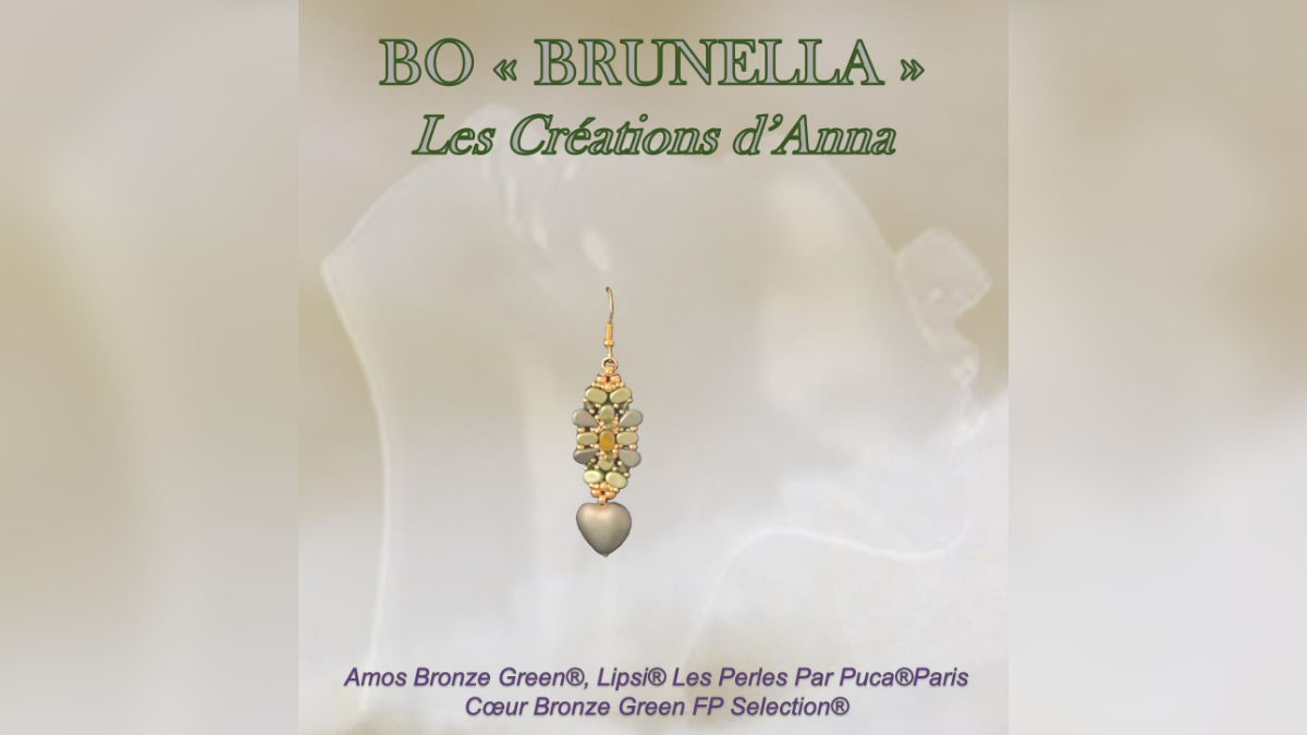Pendientes Brunella de Les créations d'Anna Pendientes Brunella de Les créations d'Anna
