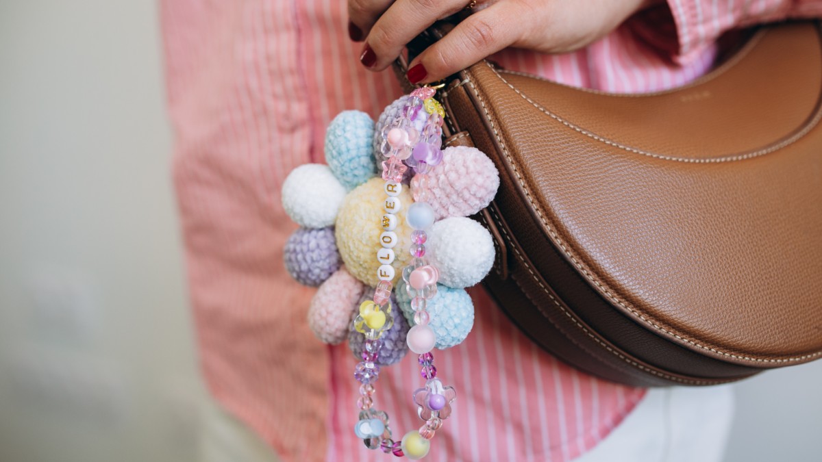 Joyas de ganchillo para bolsos Joyas de ganchillo para bolsos